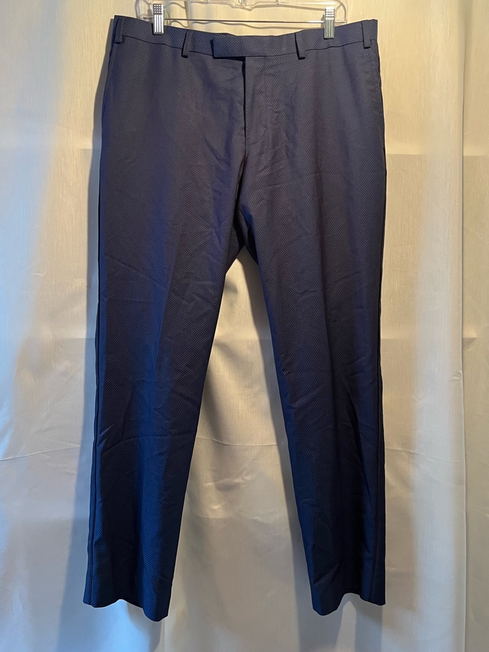 Lambretta Men’s Navy Dress Pants - Classic Tailored Fit